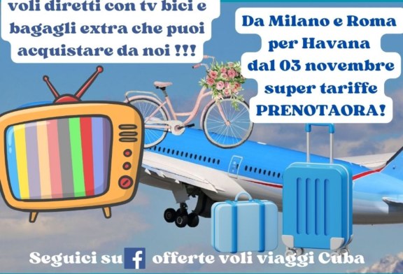 Prenota con noi Neos Milano Roma Havana a novembre super tariffe!